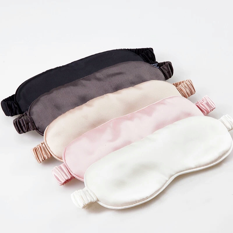 Pure Silk Sleeping Shoes Eye Mask Silk Pillowcase Set